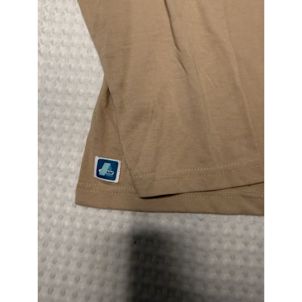 Adar Underscrub Tee Comfort Long Sleeve T-Shirt Khaki Classic Fit SZ 3XL - Picture 9 of 9